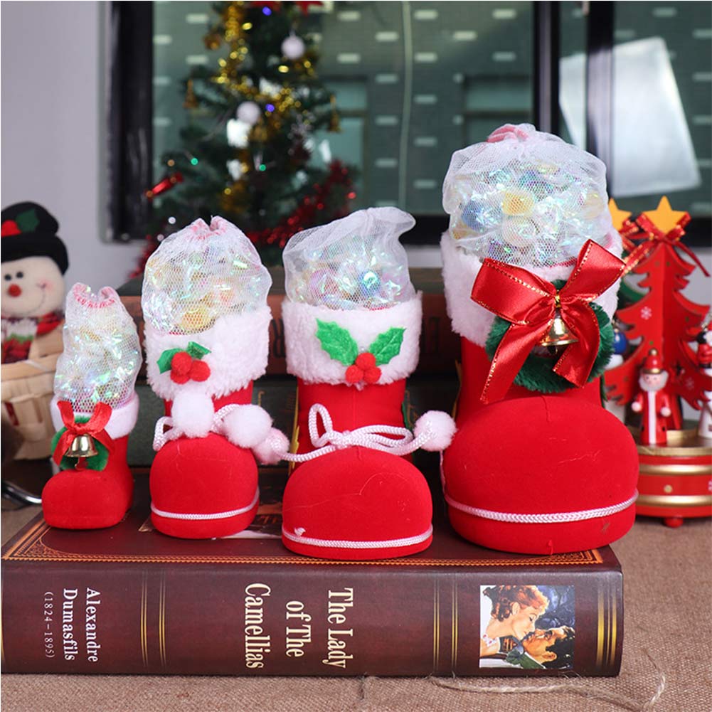 Weihnachten Socken Dekoration Anhänger Süßigkeiten Stiefel Kreative Geschenk