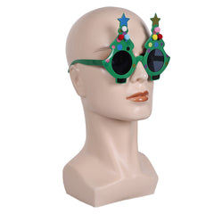 Weihnachtsbaum Brille Kunst der Clown Halloween Karneval Kostüm Zubehör cos