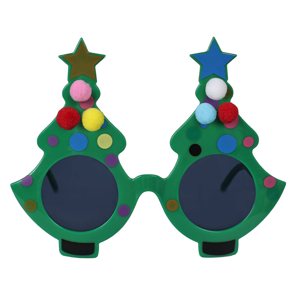 Weihnachtsbaum Brille Kunst der Clown Halloween Karneval Kostüm Zubehör cos