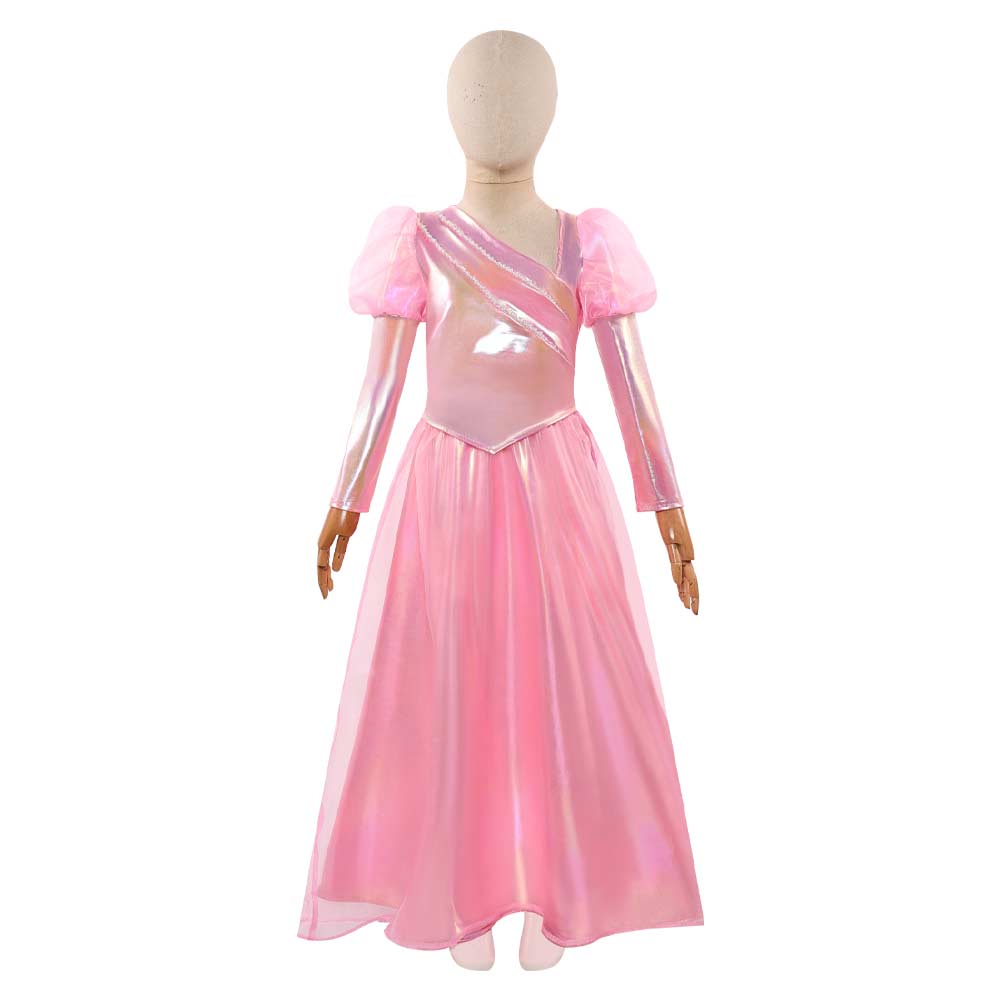 Wicked Kinder Mädchen Glinda Kleid Cosplay Kostüm Halloween Karneval Party Anzug