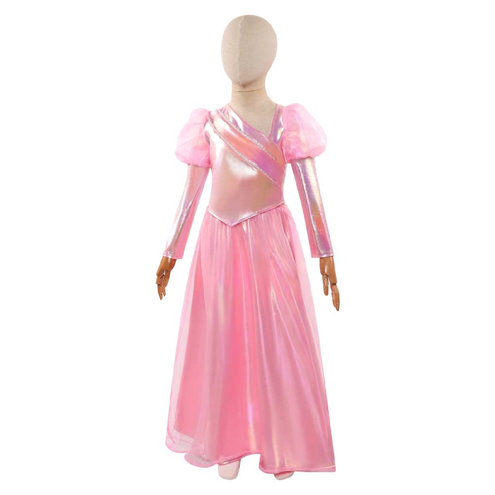 Wicked Kinder Mädchen Glinda Kleid Cosplay Kostüm Halloween Karneval Party Anzug
