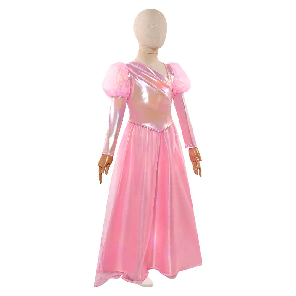 Wicked Kinder Mädchen Glinda Kleid Cosplay Kostüm Halloween Karneval Party Anzug