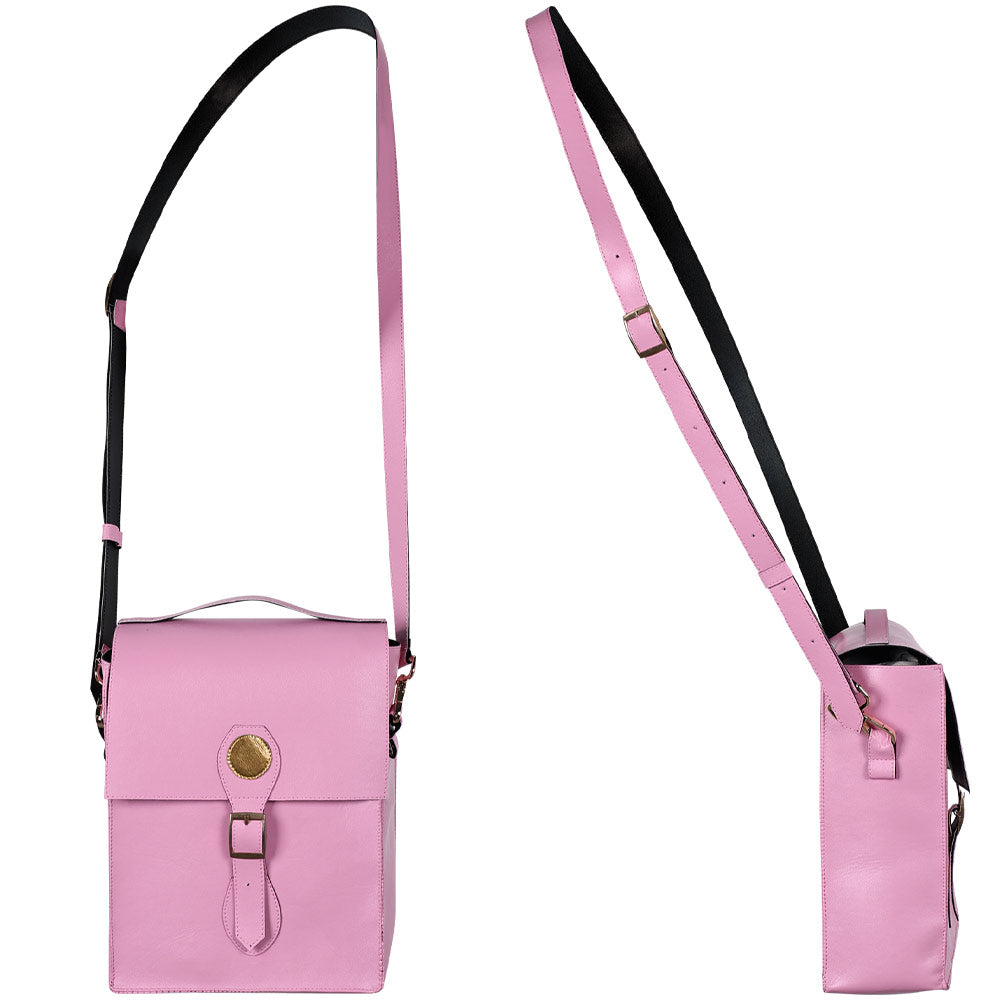 Wicked Rosa Schultasche Kostüm Outfits Halloween Karneval Anzug Schultertaschen Glinda