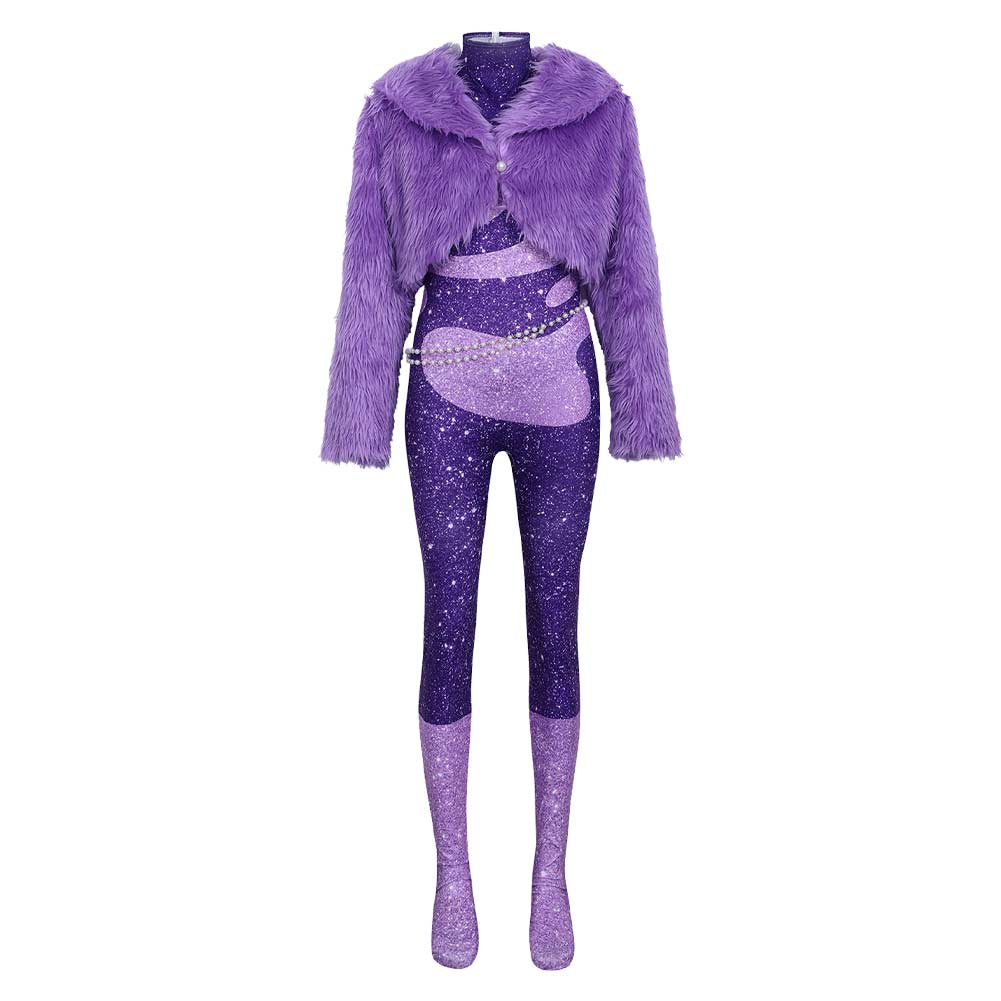 Zoomania Kinder Mädchen Gazelle lila Cosplay Kostüm Halloween Karneval Party Anzug