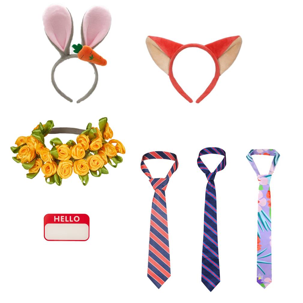 Zootopia‌ Nick Wilde Judy Hopps Cosplay Cosplay Stirnband Halloween Karneval Kostüm Zubehör