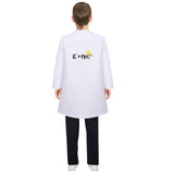 Kinder physicist Cosplay Kostüm Outfits Halloween Karneval Anzug