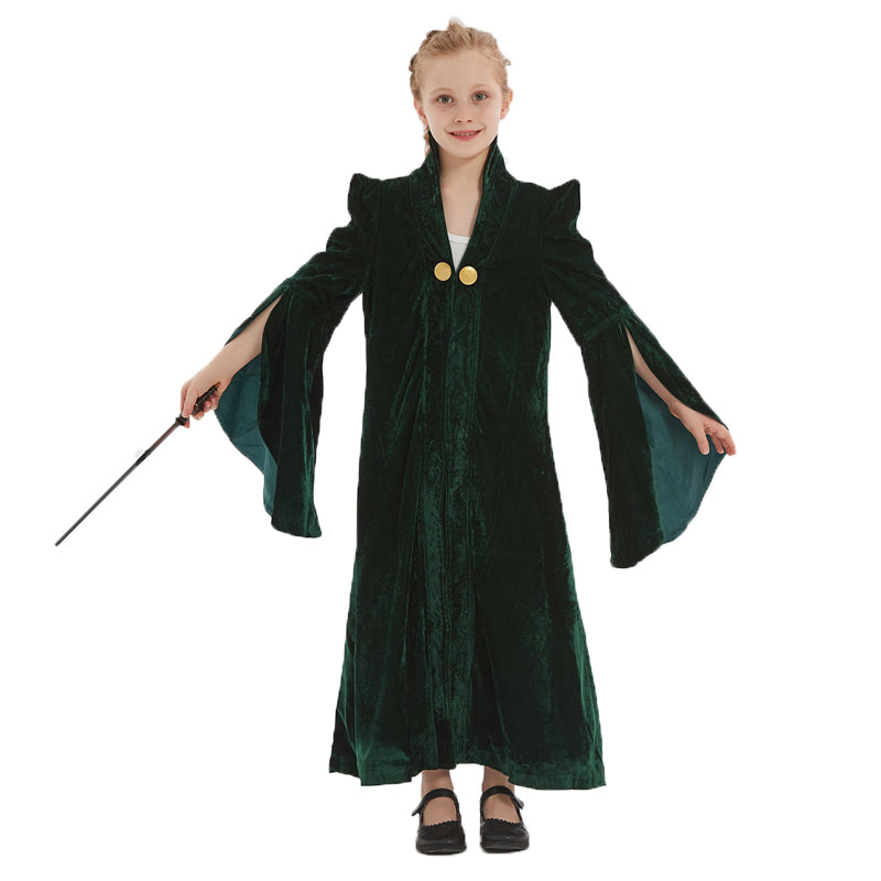 Kinder Minerva McGonagall Harry Potter Gryffindor Minerva McGonagall Mädchen Kostüm