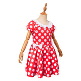 Kinder Mädchen Polka dots Cosplay Kostüm Outfits Halloween Karneval Party Anzug Kleid