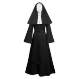 Damen Die Nonne Cosplay Kostüm Outfits Halloween Karneval Anzug Cosplay Halloween