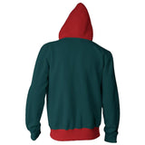Erwachsene Jacke Spider-Man: Into the Spider-Verse Spider-Man: A New Universe Miles Morales Jacke Hoodie Pullover mit Kaputze - Karnevalkostüme