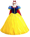 Damen Prinzissin Kostüm Kleid Snow White Schneewittchen Prinzissin Damen Erwachsene