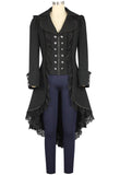 Halloween Damen victorianische Smoking-Jacke Frack Steampunk Jacke
