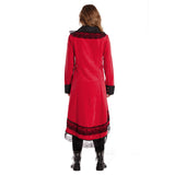 Halloween Damen victorianische Smoking-Jacke Frack Steampunk Jacke