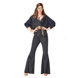 Damen Disco Kostüm Tanzkostüm Damen Jumpsuit Kanrveval Kostüm - Karnevalkostüme