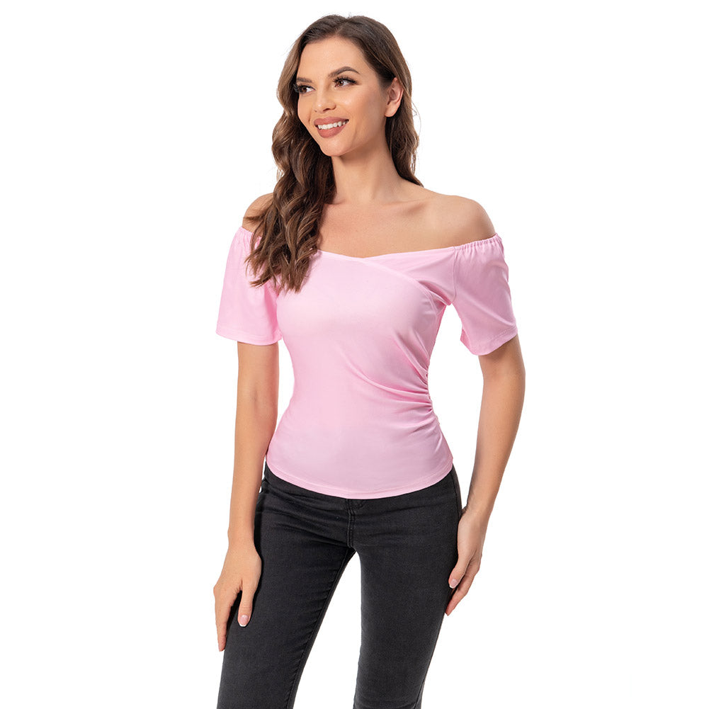 70er Damen Pink Lady T-Shirt Jahrgang Erwachsene Damen TShirts