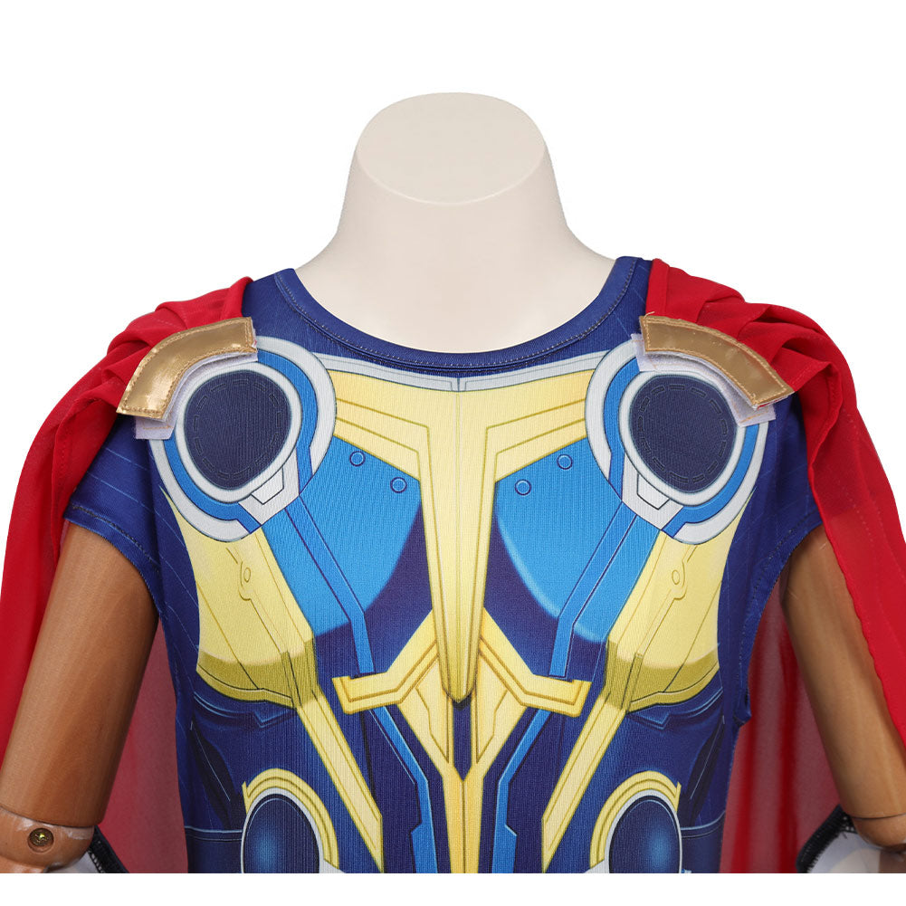 Kinder Jungen Thor: Love and Thunder Thor Jumpsuit Halloween Karneval Kostüm