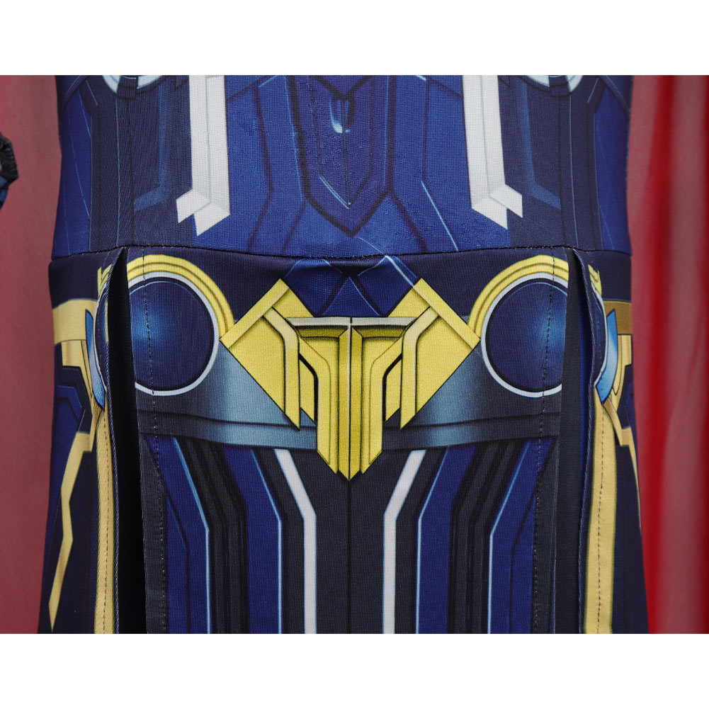 Kinder Jungen Thor: Love and Thunder Thor Jumpsuit Halloween Karneval Kostüm