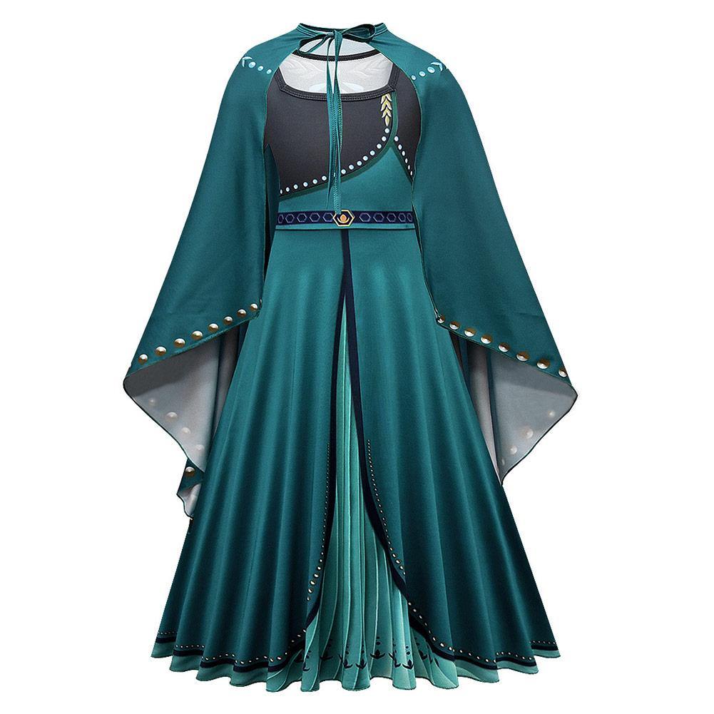 Frozen Prinzessin Königin Anna Mädchen Kleid Halloween Kinder Party Kleid - Karnevalkostüme