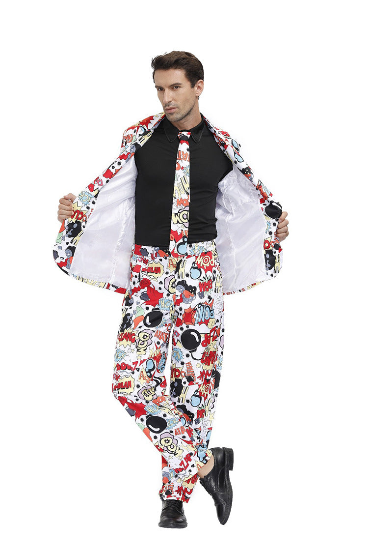 Konfetti Anzug Boom Confetti Suit Karneval Outfits