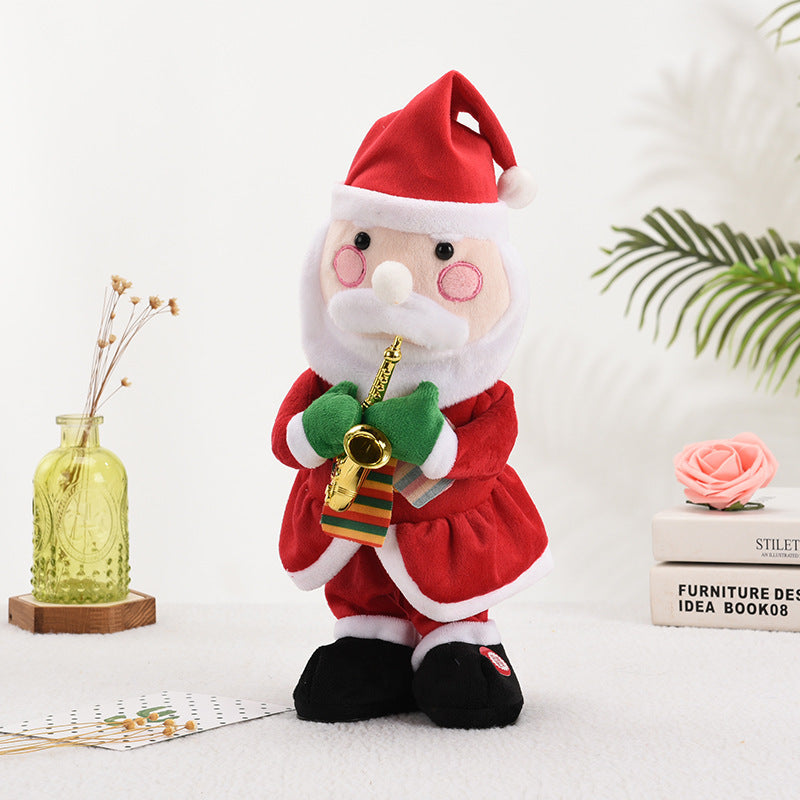 40CM Weihnachtsbaum Plüschtier elektrisches Spielzeug als Geschenk Christmas Party Dekoration