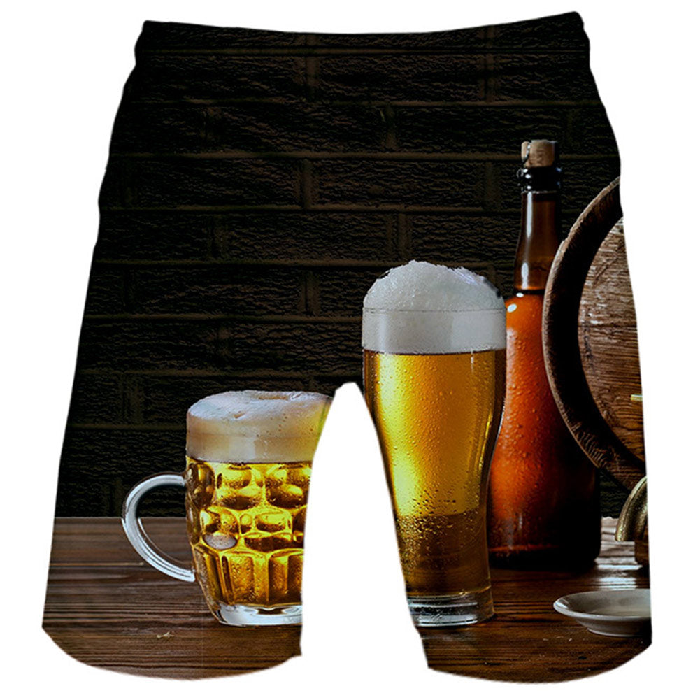 Bier Beer Day Oktoberfest Cosplay Shorts Hose 3D Druck Sommer Shorts