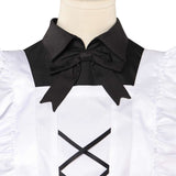 Damen Maid Outfit Cosplay Kostüm Outfits Halloween Karneval Party Anzug Kleid