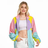 80S Damen Retro Cosplay Kostüm Jacke Mantel Outfits Halloween Karneval Anzug