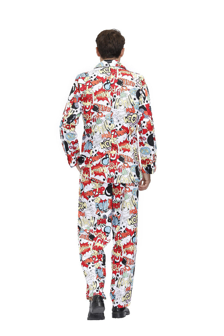 Konfetti Anzug Boom Confetti Suit Karneval Outfits