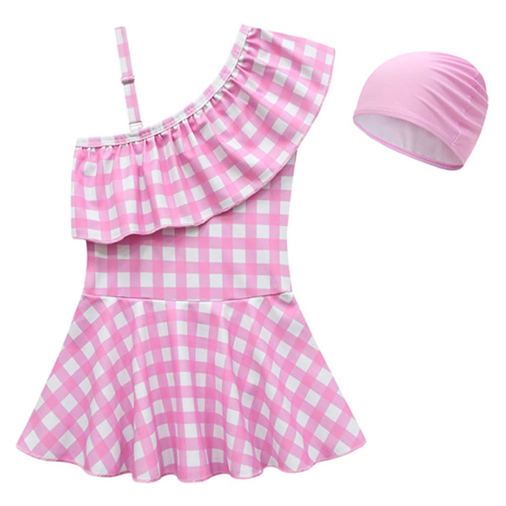 Mädchen rosa Badeanzug Sommer Strand Bademode für Kinder/Kleinkinder 3-9 Jahre