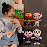 Halloween Kürbis Cosplay Plüschtiere Cartoon weiche Plüschpuppen Maskottchen Geburtstag Weihnachten Geschenk