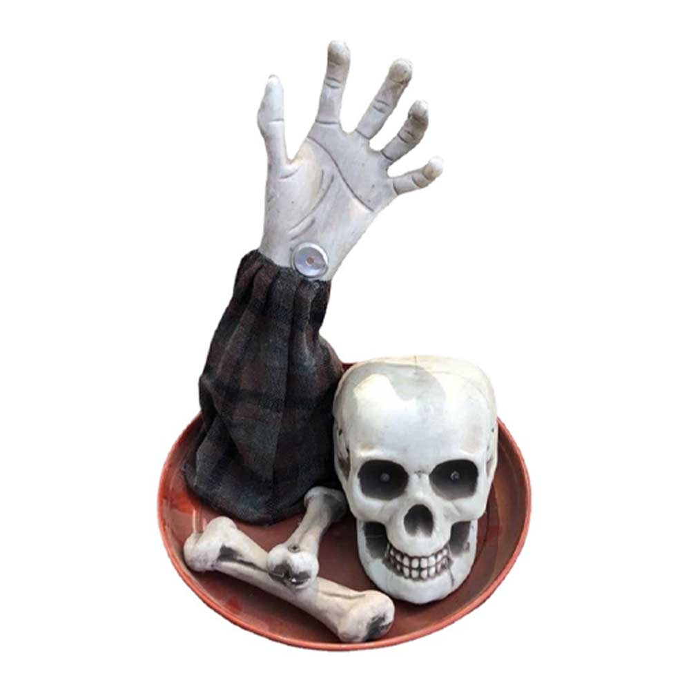 Halloween Dekoration Bewegliche Skelett Knochen Ornamente Halloween Party Requisiten Meerjungfrau Schädel Horror Home Decor Zubehör