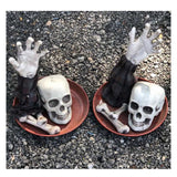 Halloween Dekoration Bewegliche Skelett Knochen Ornamente Halloween Party Requisiten Meerjungfrau Schädel Horror Home Decor Zubehör