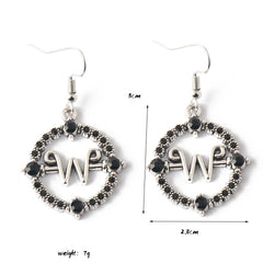 2Stk Wednesday Addams Cosplay Ohrringe Set Metall Ohrringe Schmuck Geschenke