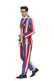 Konfetti Anzug gestreift Confetti Suit bunt Karneval Outfits