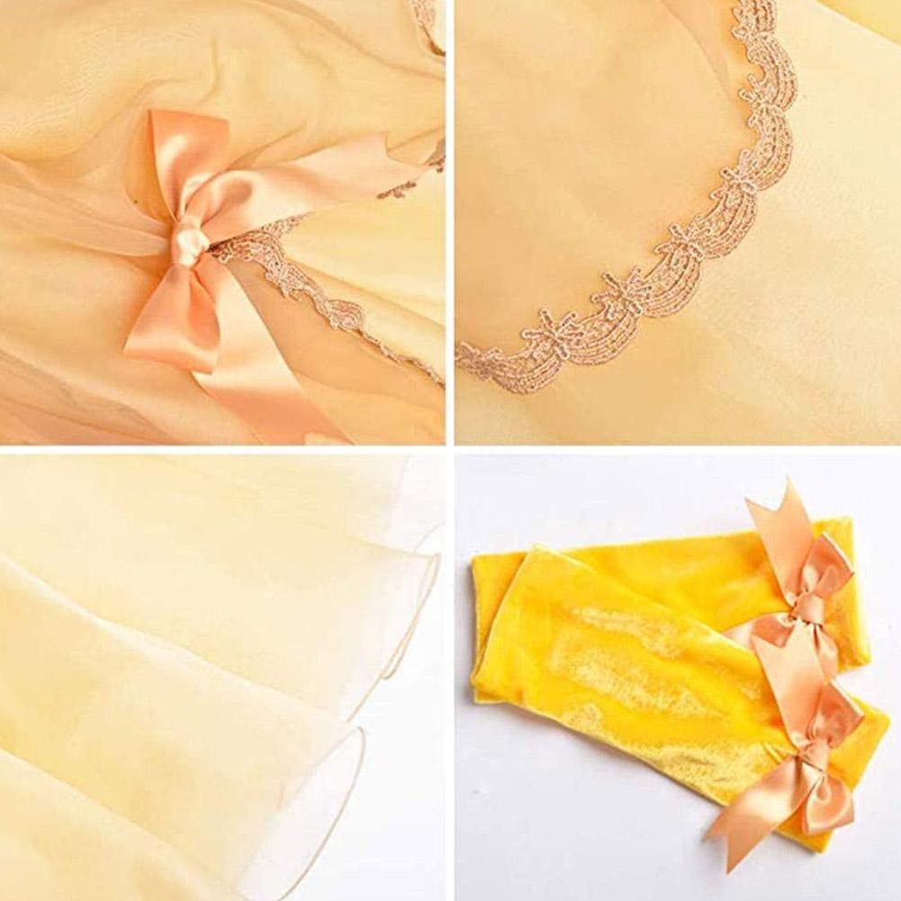 Bella Prinzessin Bella Kleid Cosplay Kostüm Party Kleid  für Kinder Mädchen Halloween Karneval Kleid als Geburtstagsgeschenk - Karnevalkostüme