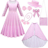 Kinder Mädchen rosa Kleid Cosplay Kostüm Outfits Halloween Karneval Anzug