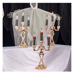 Halloween Rauch Horror Schädel Kopf Kürbis Lampe Led Elektronische Kerze Licht Haunted House Halloween Dekoration Requisiten