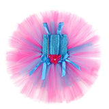 Kinder Mädchen Cosplay Kostüm Tutu Kleid Outfits Fantasia Halloween Karneval Party