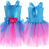 Kinder Mädchen Cosplay Kostüm Tutu Kleid Outfits Fantasia Halloween Karneval Party