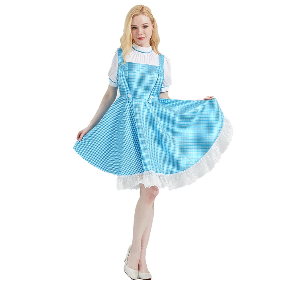 Mittelalterliche Maid  Damen Kleid Cosplay Kostüm Outfits Fantasia Halloween Karneval Party
