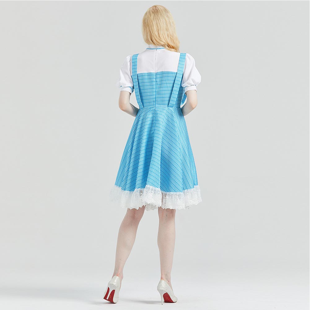 Mittelalterliche Maid  Damen Kleid Cosplay Kostüm Outfits Fantasia Halloween Karneval Party