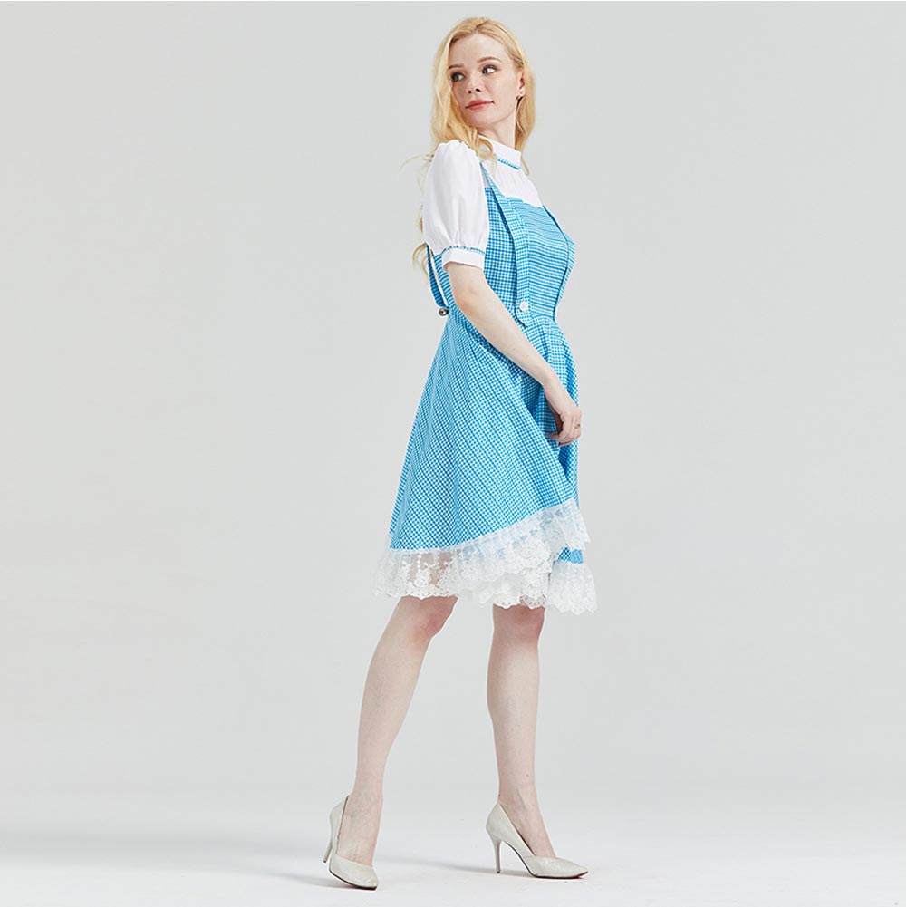Mittelalterliche Maid  Damen Kleid Cosplay Kostüm Outfits Fantasia Halloween Karneval Party
