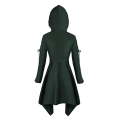 Mittelalterlicher Gothic Punk Mantel Cosplay Kostüm Outfits Halloween Karneval Outfits