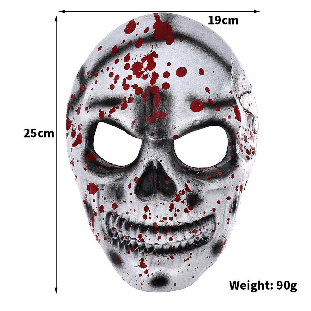 2x Halloween Totenkopf Maske Cosplay Masken Helm Maskerade Halloween Party Kostüm Requisiten
