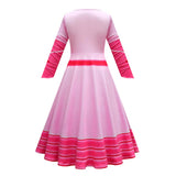 Super Mario Pfirsich Cosplay Kostüm Kleid Outfits Halloween Karneval Party Anzug