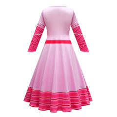 Super Mario Pfirsich Cosplay Kostüm Kleid Outfits Halloween Karneval Party Anzug