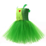 Kinder Mädchen Grün Monster Cosplay Kostüm Outfits Halloween Karneval Party Weihnachten Tutu Kleid für kleine Mädchen