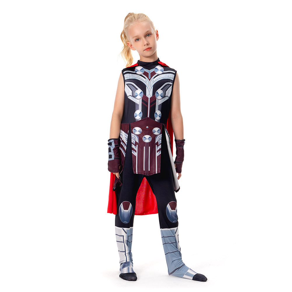 Kinder Thor: Love and Thunder Jane Foster Cosplay Kostüm Outfits Halloween Karneval Jumpsuit