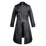Mittelalterlicher Gothic Punk Mantel Cosplay Kostüm Outfits Halloween Karneval Party Anzug
