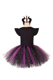 Kinder Mädchen Hexe Cosplay Kostüm Outfits Halloween Karneval Party Verkleidung Anzug